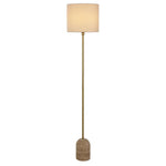 Telbix Lighting Floor Lamps Livia Floor Lamp 1Lt in Beige, Black Lights-For-You