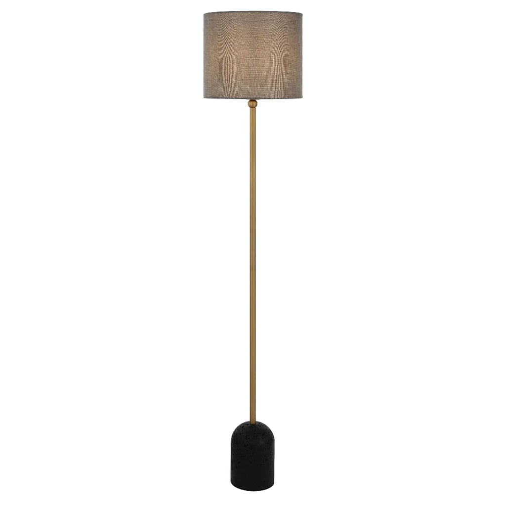 Telbix Lighting Floor Lamps Livia Floor Lamp 1Lt in Beige, Black Lights-For-You LIVIA FL-BKDGY 9329501071281