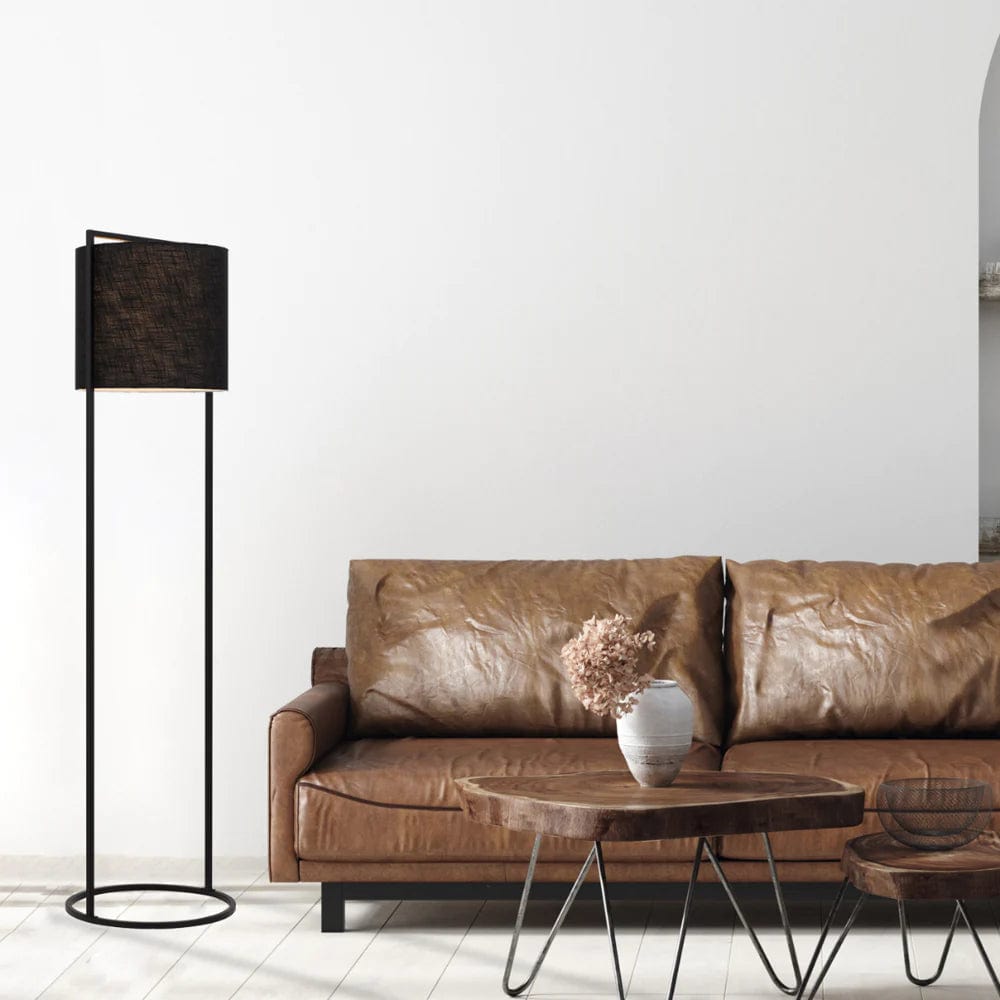 Telbix Lighting Floor Lamps Loftus Floor Lamp 1 LT in Rust or Black Lights-For-You