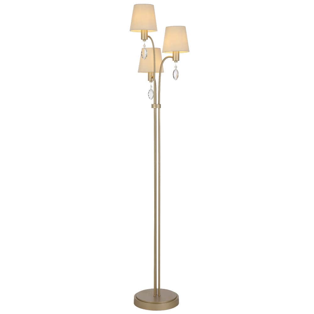 Telbix Lighting Floor Lamps Malvern 3 Light Floor Lamp Lights-For-You MALVERN FL3-AS 9329501070543