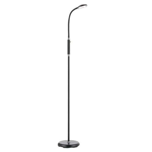 Telbix Lighting Floor Lamps Modern Adjustable LED Floor Lamp Lights-For-You TYLER FL-BK 9329501032909