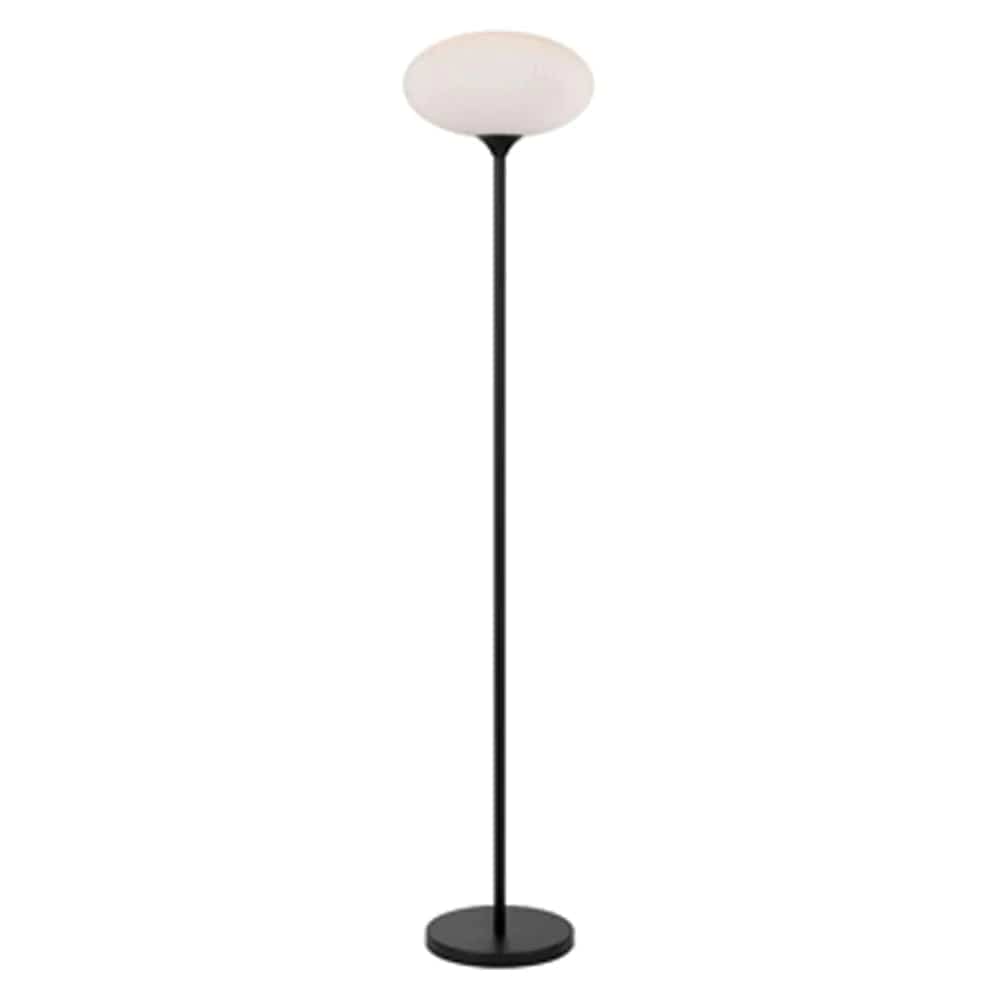 Telbix Lighting Floor Lamps Black Matt/Opal Matt Nori Floor Lamps 1 LT in Black/Opal Matt Lights-For-You NORI FL-BKOM