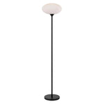 Telbix Lighting Floor Lamps Nori Floor Lamps 1 LT in Black/Opal Matt Lights-For-You NORI FL-BKOM 9329501062852