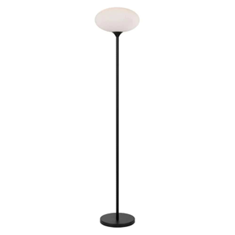 Telbix Lighting Floor Lamps Nori Floor Lamps 1 LT in Black/Opal Matt Lights-For-You NORI FL-BKOM 9329501062852