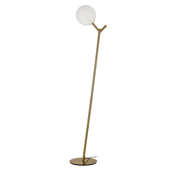 Telbix Lighting Floor Lamps Antique Gold Ohh Floor Lamp 1 Lt in Antique Gold or Black Lights-For-You OHH FL-AGOM