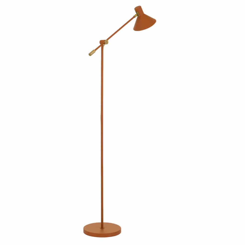 Telbix Lighting Floor Lamps Olav Floor Lamp in Beige, Black, Green, orange Lights-For-You OLAV FL-OG