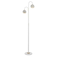 Telbix Lighting Floor Lamps Oneta Floor Lamp 2Lt Black or White Lights-For-You ONETA FL2-WHCL 9329501063583