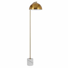 Telbix Lighting Floor Lamps White/Antique Gold Ortez Floor Lamp 1Lt Lights-For-You ORTEZ FL-BKTRZAG