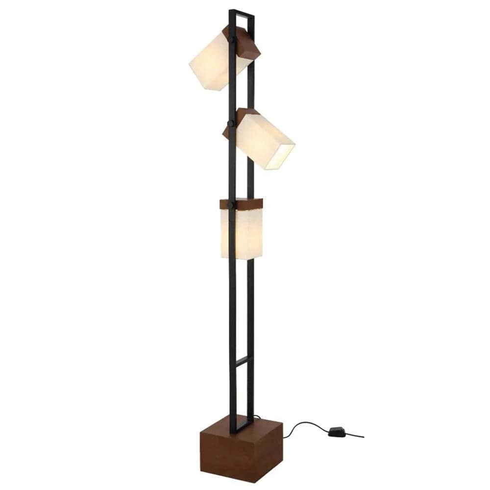 Telbix Lighting Floor Lamps Osada Floor Lamp 3Lt in Black Lights-For-You OSADA FL3-BK