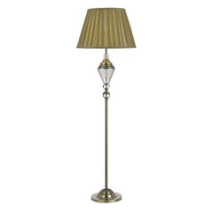 Telbix Lighting Floor Lamps Antique Brass Oxford Floor Lamp Vintage in Antique Brass Lights-For-You OXFORD FL-ABGD