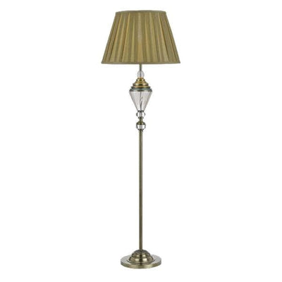 Oxford Floor Lamp Vintage in Antique Brass