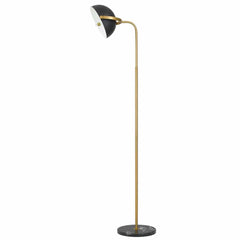 Telbix Lighting Floor Lamps Pollard Floor Lamp in Black/Antique Gold Lights-For-You POLLARD FL-BKAG 9329501060209