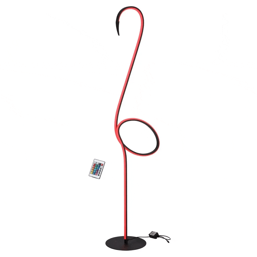 Telbix Lighting Floor Lamps Roseus LED Floor Lamp 14w Black Lights-For-You ROSEUS FL-BK