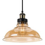 Telbix Lighting Indoor Pendants Amber Glass Pendant Light Lights-For-You