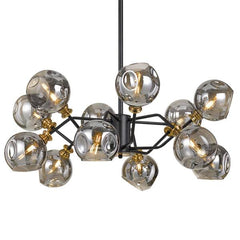 Telbix Lighting Indoor Pendants ANNABEL Ultra Modern Smoked Glass Pendant Light Lights-For-You ANNABEL PE12-BK 9329501050446