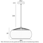 Telbix Lighting Indoor Pendants Antera Pendant Light Lights-For-You