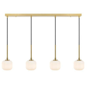 Telbix Lighting Indoor Pendants Bobo Bar LED Pendant Light 4Lt Lights-For-You BOBO PE04-AGOM 9329501057704