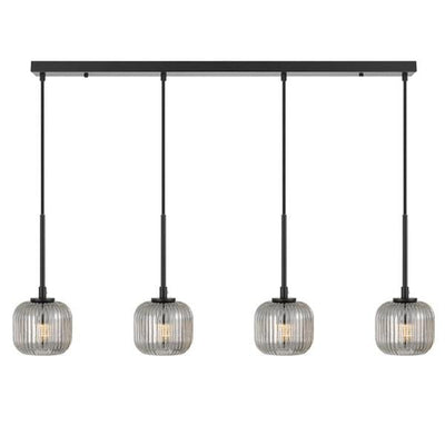 Telbix Lighting Indoor Pendants Bobo Bar LED Pendant Light 4Lt Lights-For-You BOBO PE04-BKSM 9329501057711