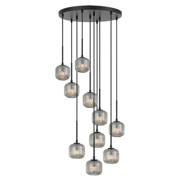 Telbix Lighting Indoor Pendants Bobo LED Pendant Light 10Lt Lights-For-You BOBO PE10-BKSM 9329501057759