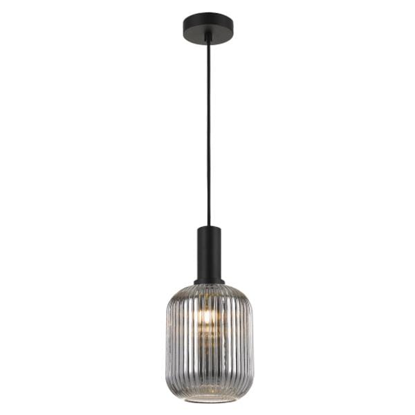 Telbix Lighting Indoor Pendants Bonura Pendant Light 1Lt Lights-For-You BONURA PE14-BKSM 9329501053768