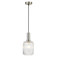 Telbix Lighting Indoor Pendants Bonura Pendant Light 1Lt Lights-For-You BONURA PE14-NKCL 9329501053775