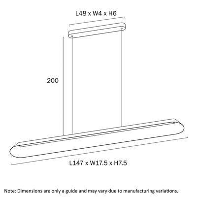 Telbix Lighting Indoor Pendants CORSA PENDANT Integrated Lights-For-You