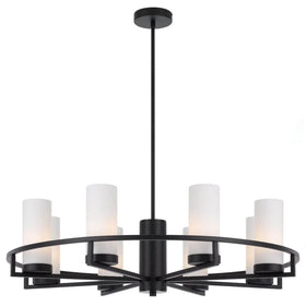 Telbix Lighting Indoor Pendants Eamon Pendant Light 8Lt Lights-For-You EAMON PE8-BKOM 9329501060759