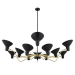 Telbix Lighting Indoor Pendants Farbon Pendant 12 Light Lights-For-You FARBON PE12-BK 9329501062531