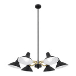 Telbix Lighting Indoor Pendants Farbon Pendant Light 6Lt Lights-For-You FARBON PE6-BK 9329501062517