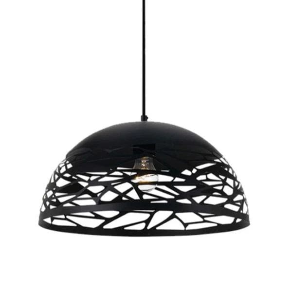 Telbix Lighting Indoor Pendants Farina Dome Medium Pendant Lights-For-You FARINA PE40-BK 9329501043554