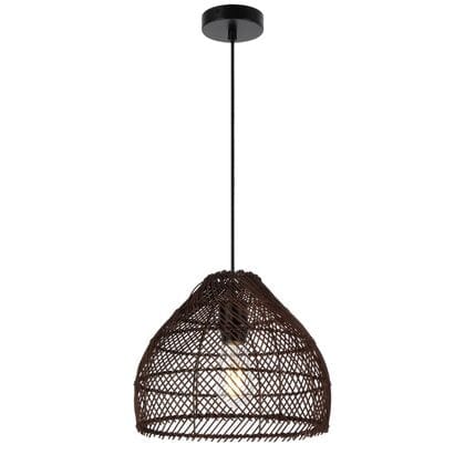 Telbix Lighting Indoor Pendants Frya Rattan Pendant Light Lights-For-You FRYA PE30-BRN 9329501063859