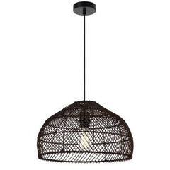 Telbix Lighting Indoor Pendants Frya Rattan Pendant Light Lights-For-You FRYA PE40-BRN 9329501063880