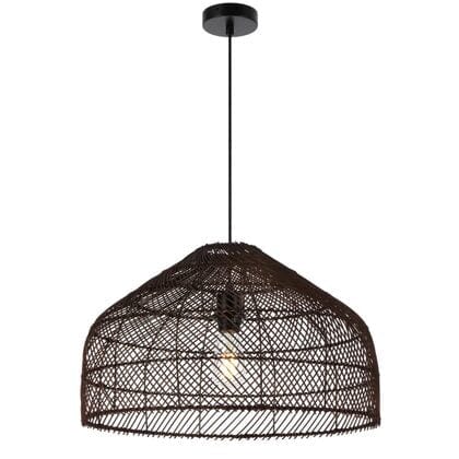 Telbix Lighting Indoor Pendants Frya Rattan Pendant Light Lights-For-You FRYA PE50-BRN 9329501063910