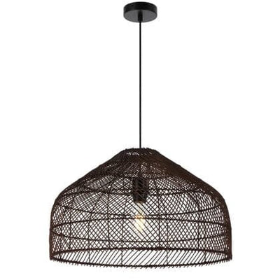 Telbix Lighting Indoor Pendants Frya Rattan Pendant Light Lights-For-You FRYA PE50-BRN 9329501063910