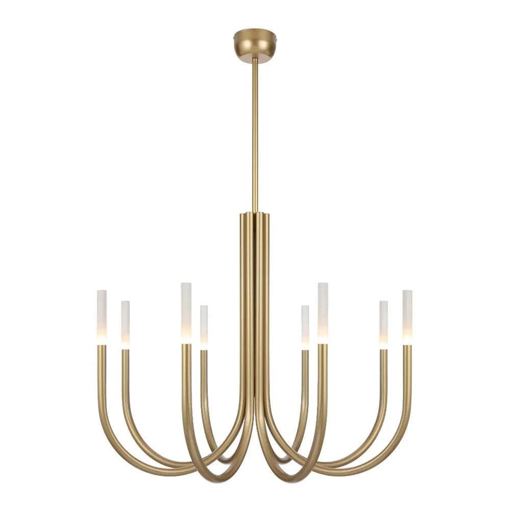 Telbix Lighting Indoor Pendants Joshua LED Pendant Light 8Lt in Black or Gold Lights-For-You