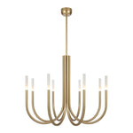 Telbix Lighting Indoor Pendants Joshua LED Pendant Light 8Lt in Black or Gold Lights-For-You