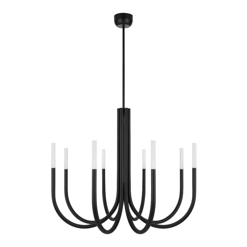 Telbix Lighting Indoor Pendants Joshua LED Pendant Light 8Lt in Black or Gold Lights-For-You