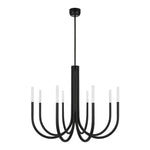 Telbix Lighting Indoor Pendants Joshua LED Pendant Light 8Lt in Black or Gold Lights-For-You