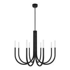 Telbix Lighting Indoor Pendants Joshua LED Pendant Light 8Lt in Black or Gold Lights-For-You