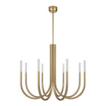 Telbix Lighting Indoor Pendants Joshua LED Pendant Light 8Lt in Black or Gold Lights-For-You JOSHUA PE8-GD 9329501069141