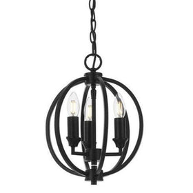 Telbix Lighting Indoor Pendants Kendall Pendant Light Lights-For-You KENDALL PE3-BK 9329501049716