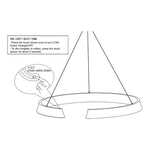 Telbix Lighting Indoor Pendants L2-12076 34w LED Round Lights-For-You