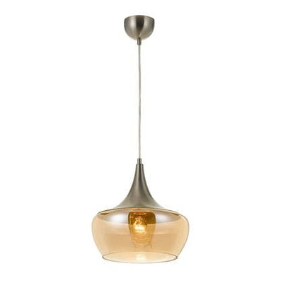 Telbix Lighting Indoor Pendants Landy 1 Light Pendant Light Lights-For-You LANDY PE30-NKCHM 9329501048191