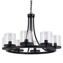 Telbix Lighting Indoor Pendants Largo Pendant Light Large 8Lt Lights-For-You LARGO PE8-OBCL 9329501038819