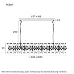 Telbix Lighting Indoor Pendants LERIDA 18 LIGHT pendant Lights-For-You