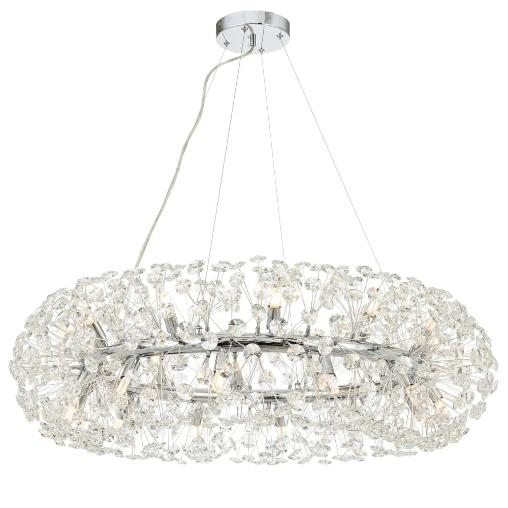 Telbix Lighting Indoor Pendants LERIDA 24 LIGHT PENDANT Lights-For-You LERIDA PE24-CH