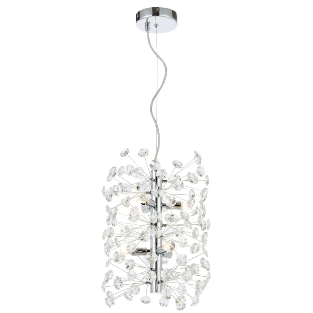 Telbix Lighting Indoor Pendants LERIDA 6 LIGHT VERTICAL Lights-For-You LERIDA PE6V-CH