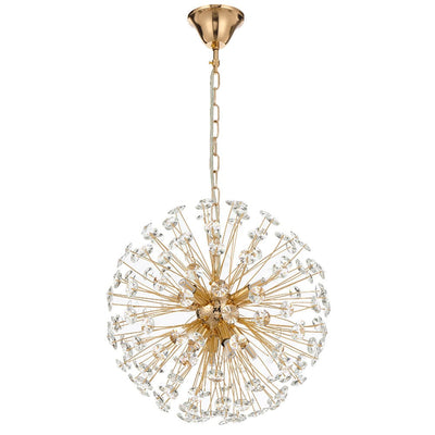 Telbix Lighting Indoor Pendants Lerida 8 Light Round Pendant Lights-For-You LERIDA PE8-GD 9329501071120