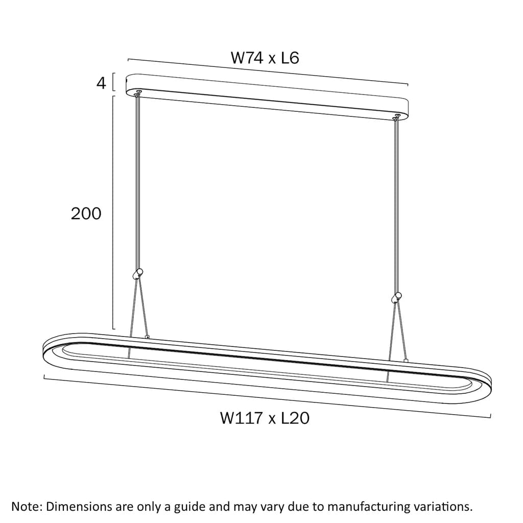 Telbix Lighting Indoor Pendants Lighting Fulcrum Rectangle LED Lights-For-You FULCRUM PER-GY 9329501071458