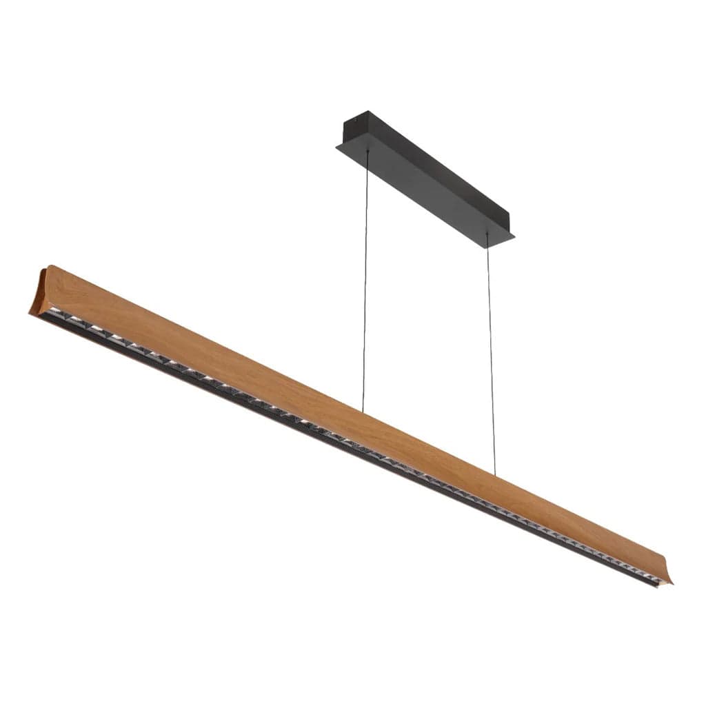 Telbix Lighting Indoor Pendants Lucid LED Pendant Light 1800mm in Black or Wood Lights-For-You